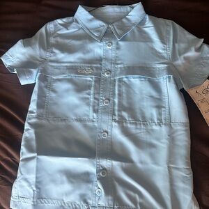 Light Blue Short Sleeve Game guard shirt